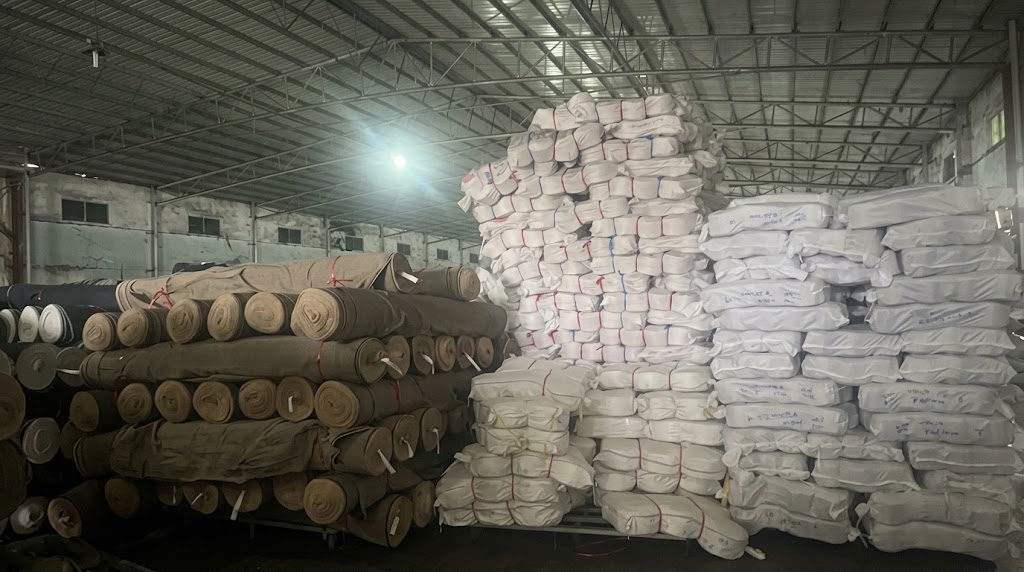 Fabric roll warehouse at Haiwa Fabrics