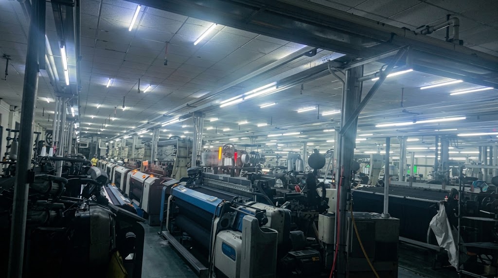 Full weaving floor in production at Haiwa Fabrics